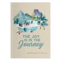 Camping Journal Log Book & RV Trip Planner, Blue Vintage Camper : Campsite Caravan Holiday Record & Adventure Travel Notebook