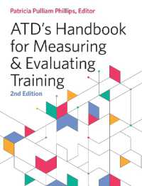 ATD's Handbook for Measuring and Evaluating Training （2ND）
