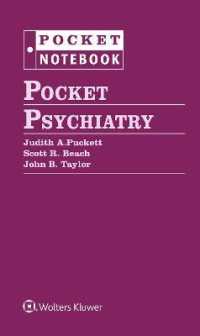 Pocket Psychiatry (Pocket Notebook Series) （Spiral）