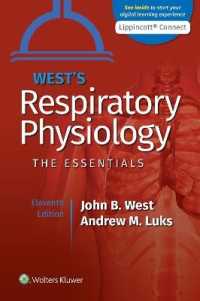 ウエスト呼吸生理学要説（第１１版）<br>West's Respiratory Physiology （11TH）