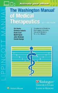 ワシントン・マニュアル（第３７版）<br>The Washington Manual of Medical Therapeutics （37TH）