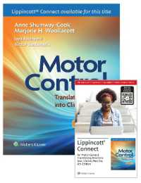 Motor Control: Translating Research into Clinical Practice 6e Lippincott Connect Print Book and Digital Access Card Package (Lippincott Connect) （6TH）