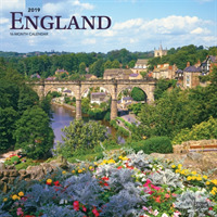 England 2019 Square Wall Calendar