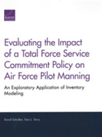 Evaluating the Impact of a Total Force Service Commitment Policy on Air Force Pilot Manning : An Exploratory Application of Inventory Modeling