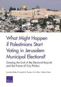 What Might Happen If Palestinians Start Voting in Jerusalem Municipal Elections? : Gaming the End of the Electoral Boycott and the Future of City Politics
