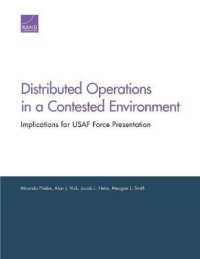 Distributed Operations in a Contested Environment : Implications for USAF Force Presentation