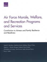 Air Force Morale, Welfare, and Recreation Programs and Services : Contribution to Airman and Family Resilience and Readiness