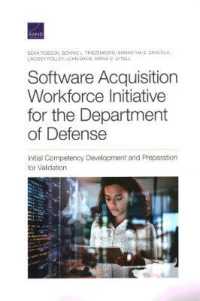 Software Acquisition Workforce Initiative for the Department of Defense : Initial Competency Development and Preparation for Validation