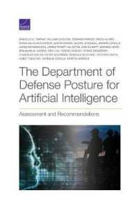 Department of Defense Posture for Artificial Intelligence : Assessment and Recommendations -- Paperback / softback