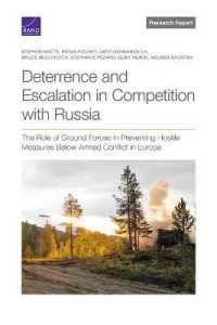 Deterrence and Escalation in Competition with Russia : The Role of Ground Forces in Preventing Hostile Measures below Armed Conflict in Europe