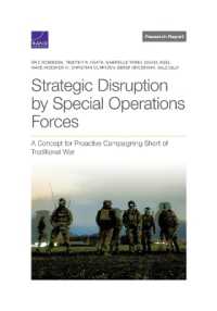 Strategic Disruption by Special Operations Forces: A Concept for Proactive Campaigning Short of Traditional War