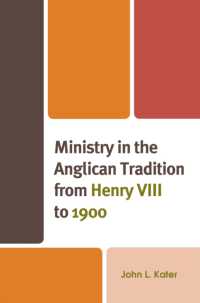 Ministry in the Anglican Tradition from Henry VIII to 1900 (Anglican Studies)