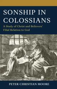 Sonship in Colossians : A Study of Christ and Believers' Filial Relation to God