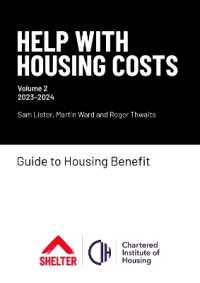 Help with Housing Costs: Volume 2 : Guide to Housing Benefit, 2023-24