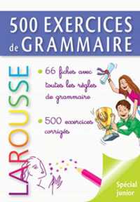 500 EXERCICES DE GRAMMAIRE (PARASCOLAIRE)