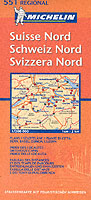SWITZERLAND NORTH BASEL ZURICH LUZERN 11551 (CARTES REGIONALES)