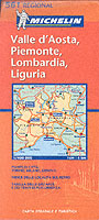 ITALY NORTH WEST LOMBARDIE PIEMONTE VALLE D'AOSTA LIGURIA 11561 (CARTES REGIONALES)