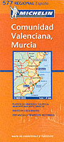 SPAIN CENTRAL EAST COMUNIDAD VALENCIANA MURCIA 11577 (CARTES REGIONALES)