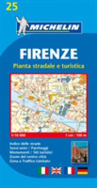 FIRENZE - PIANTO STRADALE E TURISTICA (PLANS DE VILLE)