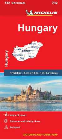 Hungary - Michelin National Map 732 : Map