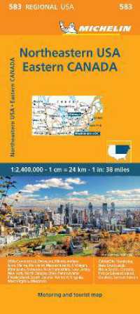 Northeastern USA, Eastern Canada - Michelin Regional Map 583