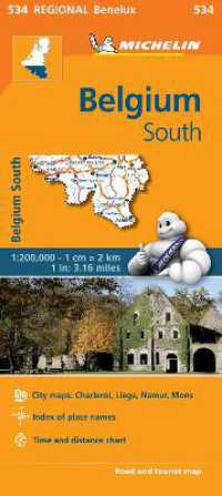 Belgium South - Michelin Regional Map 534 : Map