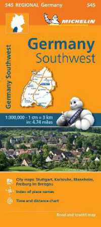 Germany Southwest - Michelin Regional Map 545 : Map