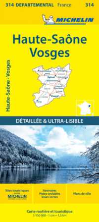 Haute-Saone Vosges - Michelin Local Map 314 : Map