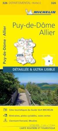 Allier Puy-de-De - Michelin Local Map 326 : Map