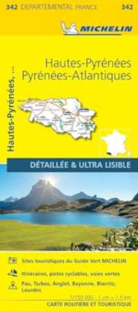 Hautes-Pyrenees Pyrenees-Atlantiques - Michelin Local Map 342 : Map