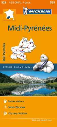 Midi-Pyrenees - Michelin Regional Map 525 : Map