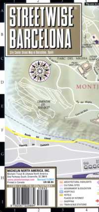 Streetwise Barcelona Map - Laminated City Center Street Map of Barcelona， Spain : City Plans