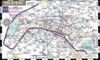 Streetwise Paris Metro Map - Laminated Metro Map of Paris, France : City Plans