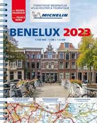 BENELUX 2023 - ATLAS ROUTIER ET TOURISTIQUE (A4-SPIRALE)
