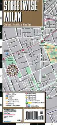 Streetwise Milan Map : Laminated City Center Street Map of Milan, Italy (Michelin Streetwise Maps)