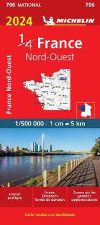 Northwestern France 2024 - Michelin National Map 706 : Map