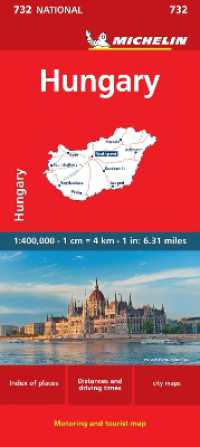 Hungary - Michelin National Map 732 : Map