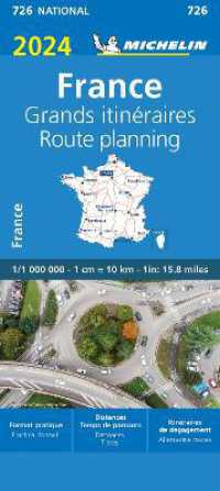 France Route Planning 2024 - Michelin National Map 726 : Map