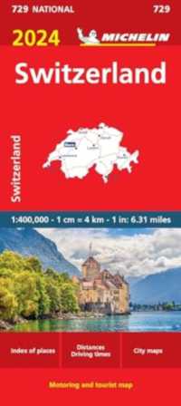 Switzerland 2024 - Michelin National Map 729 : Map