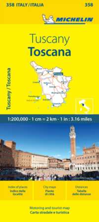 Toscana - Michelin Local Map 358 : Map