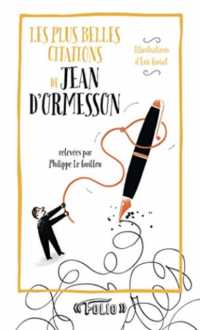LES PLUS BELLES CITATIONS DE JEAN D'ORMESSON (FOLIO ENTRE GUILLEME)