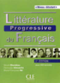LITTERATURE PROGRESSIVE NIVEAU DEBUTANT  CD NOUVELLE COUVERTURE (PROGRESSIVE DU FRANC)