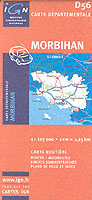 MORBIHAN  1/125.000 (DEPARTEMENTALES     )