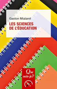 LES SCIENCES DE L'EDUCATION