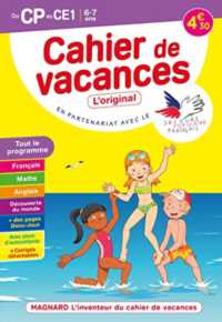 CAHIER DE VACANCES 2022, DU CP VERS LE CE1 6-7 ANS (CAHIERS DE VACANCES)
