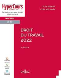 DROIT DU TRAVAIL 2022. 15E ED. (HYPERCOURS)