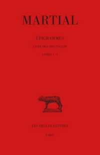 EPIGRAMMES. TOME I : LIVRE DES SPECTACLES. LIVRES I - V (COLLECTION DES UNIVE)
