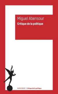 CRITIQUE DE LA POLITIQUE - COLLECTION-MANIFESTE (CRITIQUE DE LA)