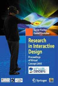 Research in Interactive Design : Proceedings of Virtual Concept 2005