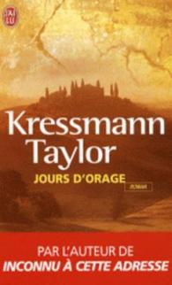JOURS D'ORAGE (LITTERATURE)